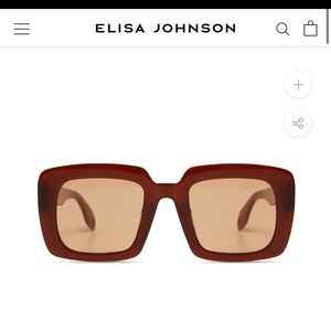 Elisa Johnson sunglasses in brown tortoise